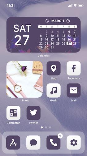 Wow Violet Theme - Icon Pack Screenshot7