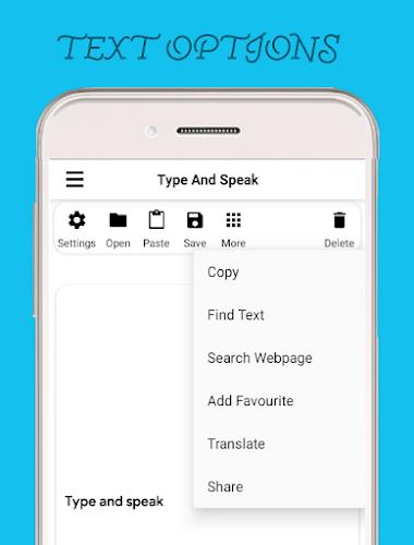 Type and speak Screenshot1