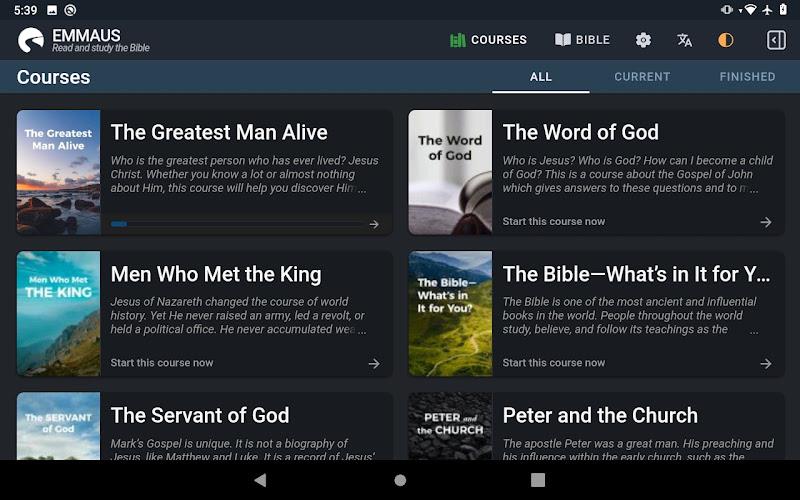 Emmaus Bible Courses Screenshot10