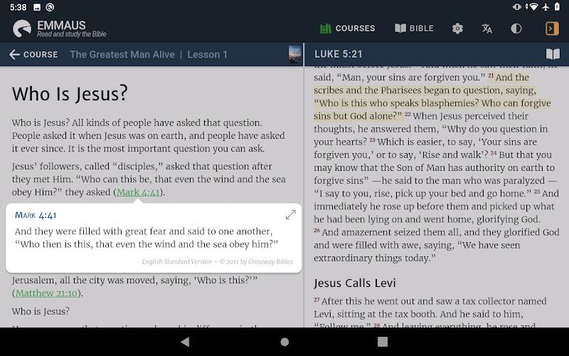 Emmaus Bible Courses Screenshot12