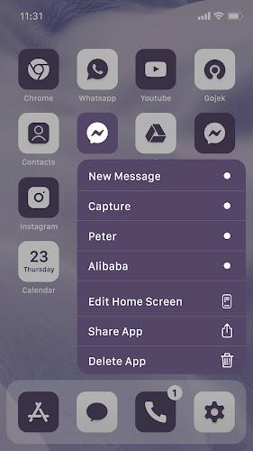 Wow Violet Theme - Icon Pack Screenshot17