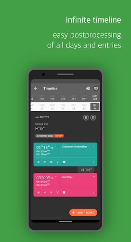 Swipetimes › Time tracker Screenshot2