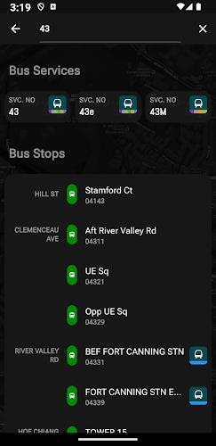 SG Bus Arrival Times Screenshot5