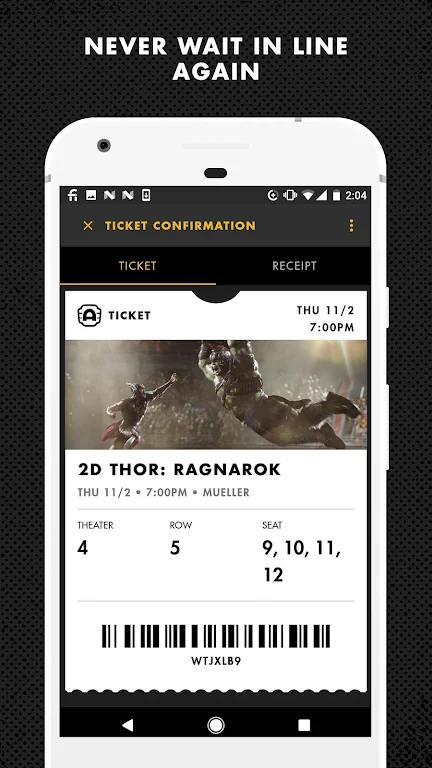 Alamo Drafthouse:Times+Tickets Screenshot2