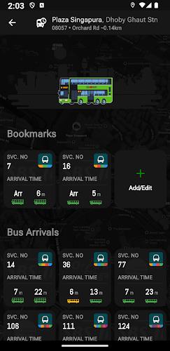 SG Bus Arrival Times Screenshot3