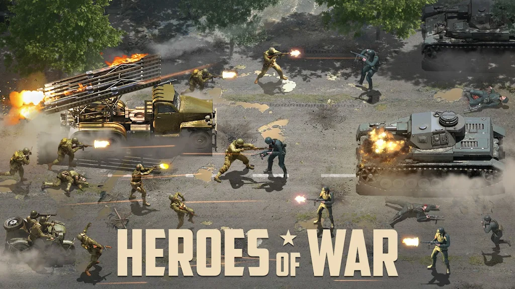 Heroes of War: WW2 Idle RPG Screenshot17