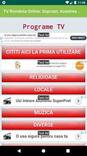 TV Romania Online: Programe TV Screenshot1
