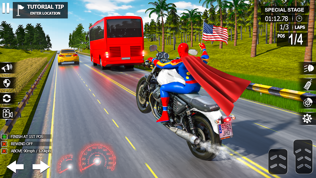 GT Superhero Bike Racing Games Screenshot2