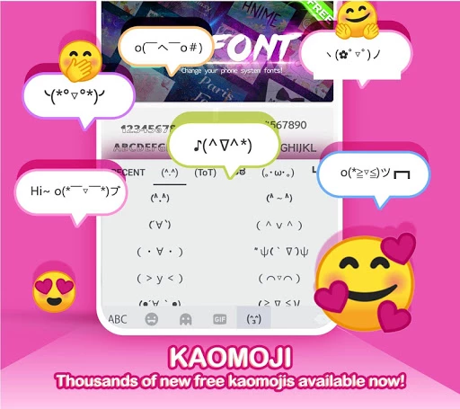 Kika Keyboard - Emoji, Fonts Screenshot1