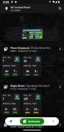 SG Bus Arrival Times Screenshot2