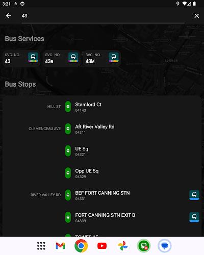 SG Bus Arrival Times Screenshot11