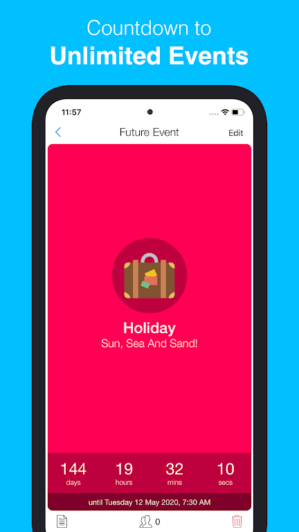 Event Countdown - Calendar App Screenshot2