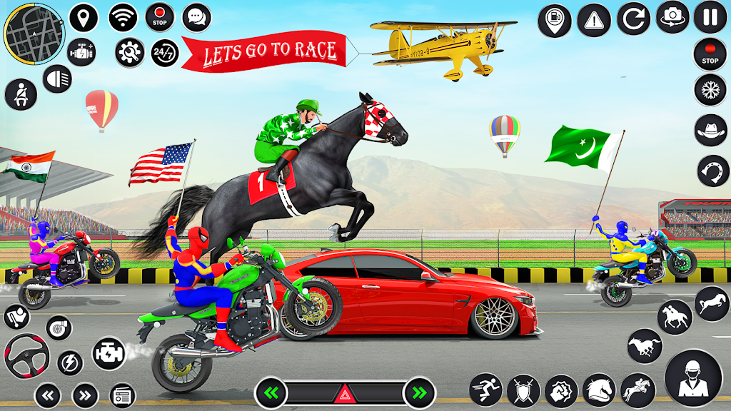 GT Superhero Bike Racing Games Screenshot3