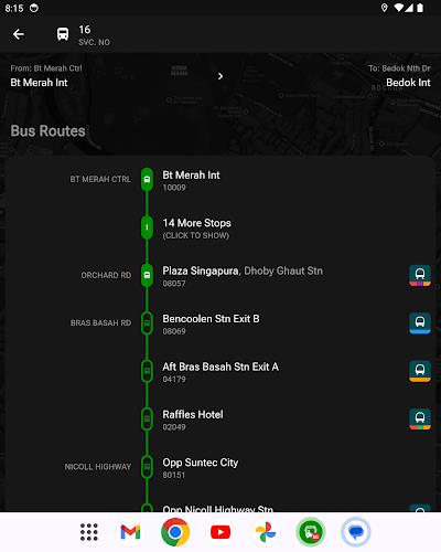 SG Bus Arrival Times Screenshot10