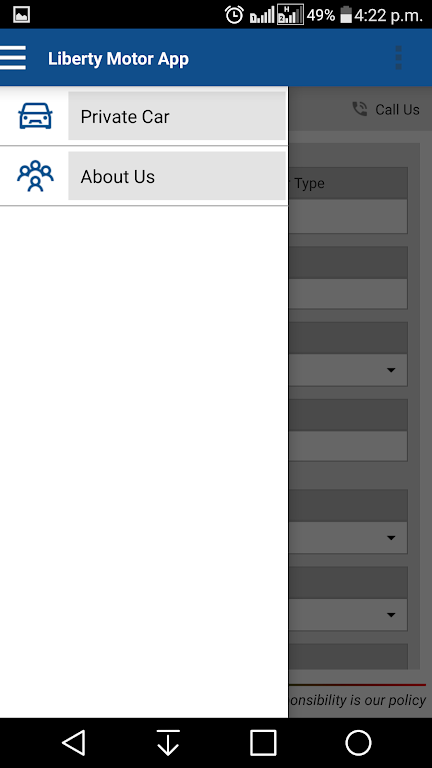 Liberty Motor App Screenshot3
