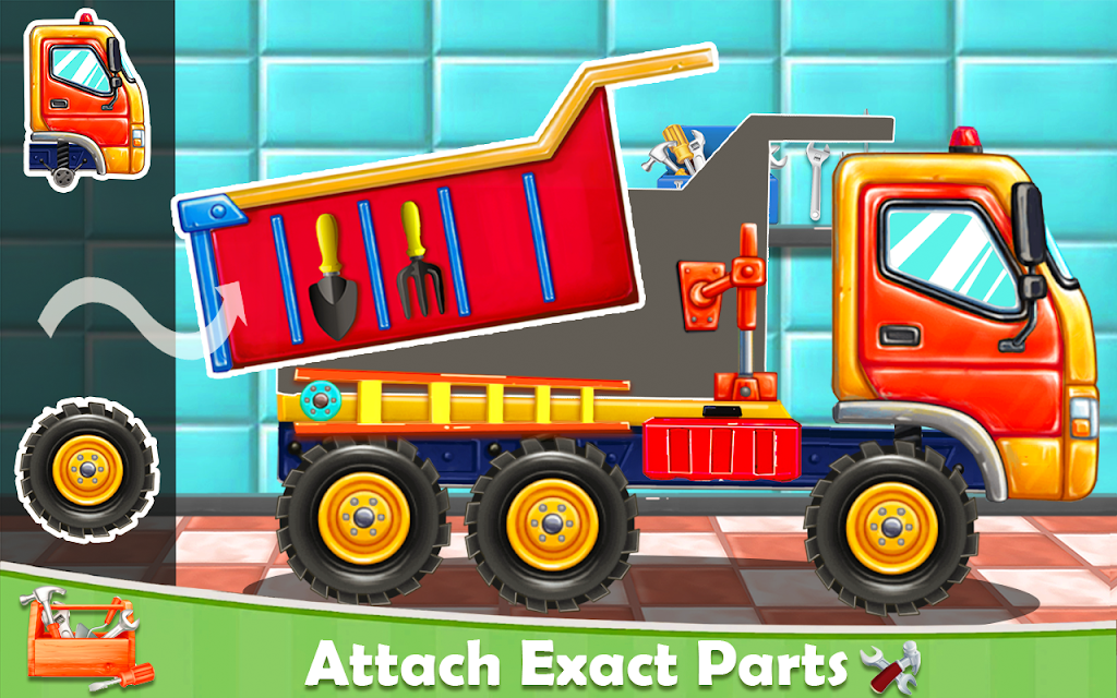 Kids Truck: Build Station Game Screenshot4