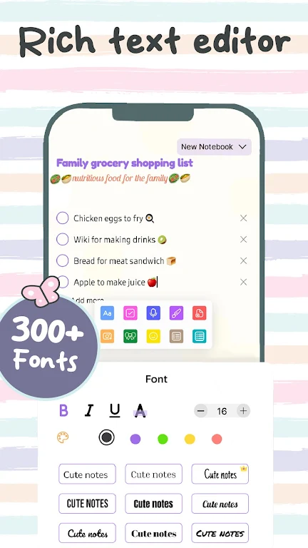 Cute Notes : Catatan Notepad Screenshot4