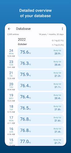 Libra Weight Manager Screenshot3