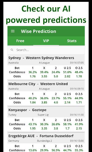 Daily Soccer Betting Tips Odds Screenshot1