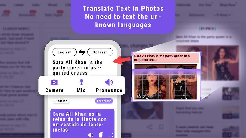 Translate Less with Text Voice Screenshot3