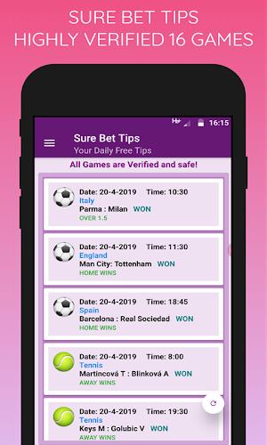 Sure Bet Tips - Daily Sports Screenshot1