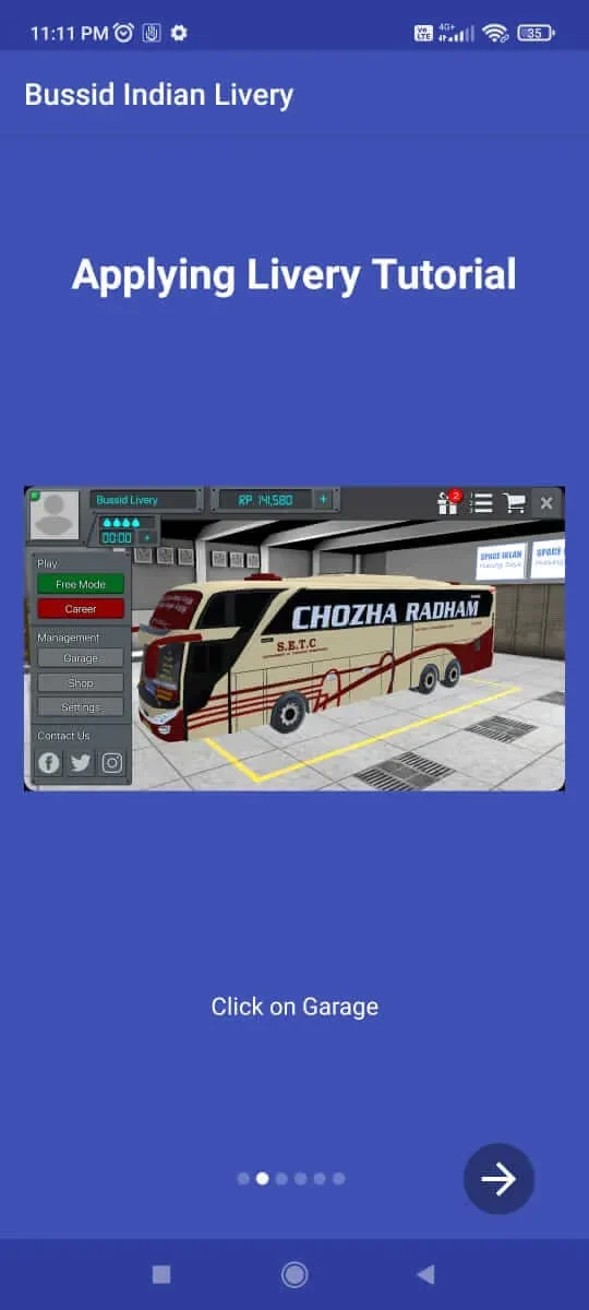 Bussid Indian Livery Screenshot3