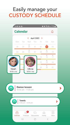 2houses | Co-Parenting App Screenshot2