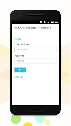 Zoho Creator Portal Screenshot3