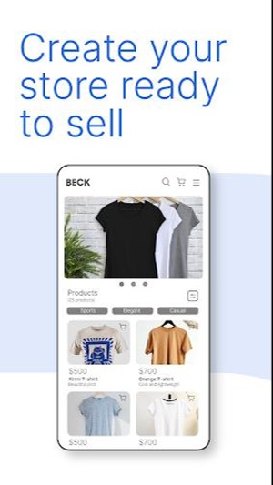 Sumer:Create your online store Screenshot1