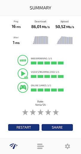 Speed Check Light 5G/4G/WiFi Screenshot3