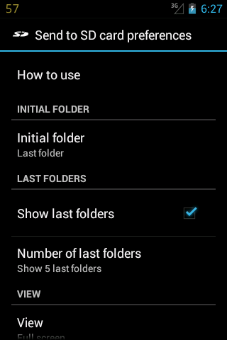 Send to SD card Screenshot3