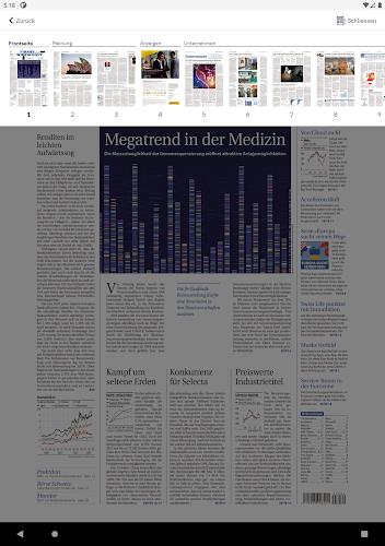 Finanz und Wirtschaft E-Paper Screenshot1