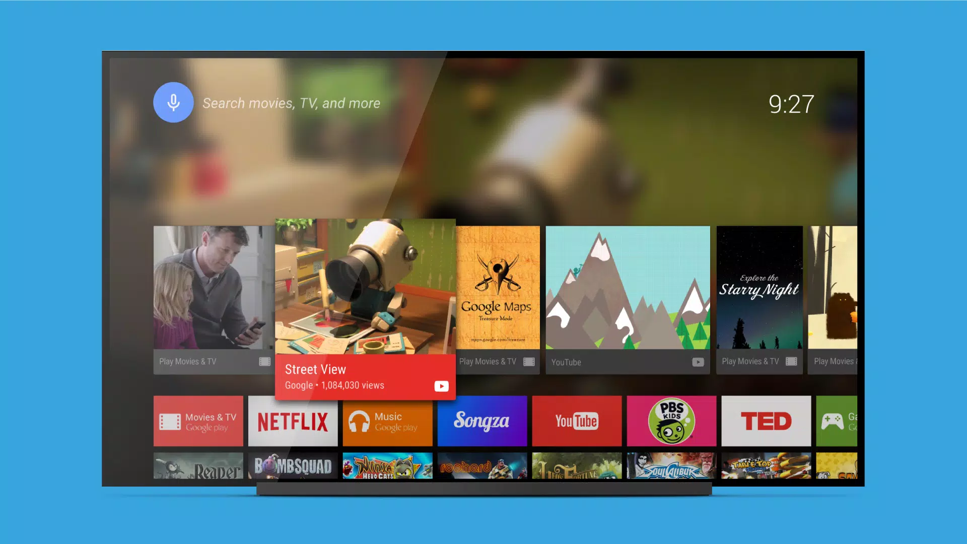 Android TV Launcher Screenshot3