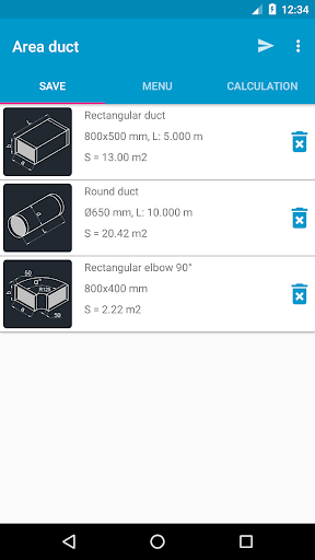 Area duct HVAC Screenshot3