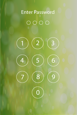 Lock screen password Screenshot1