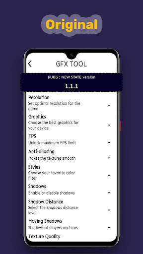 GFX tool for pubg new state Screenshot2