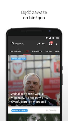 Gazeta.pl LIVE Wiadomości Screenshot1