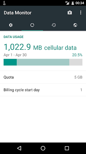 Data Monitor: Simple Net-Meter Screenshot3