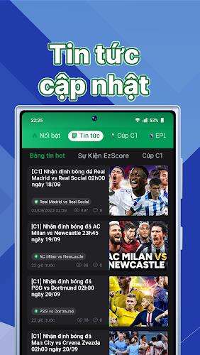 EzScore - Trực Tiếp Bóng Đá Screenshot2
