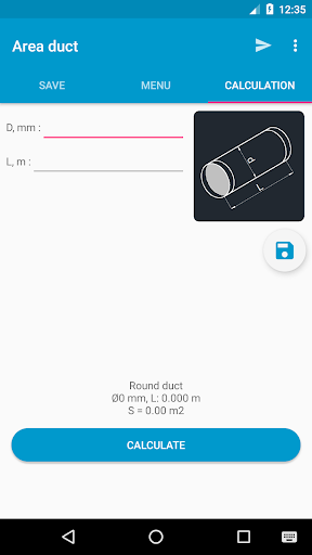 Area duct HVAC Screenshot2