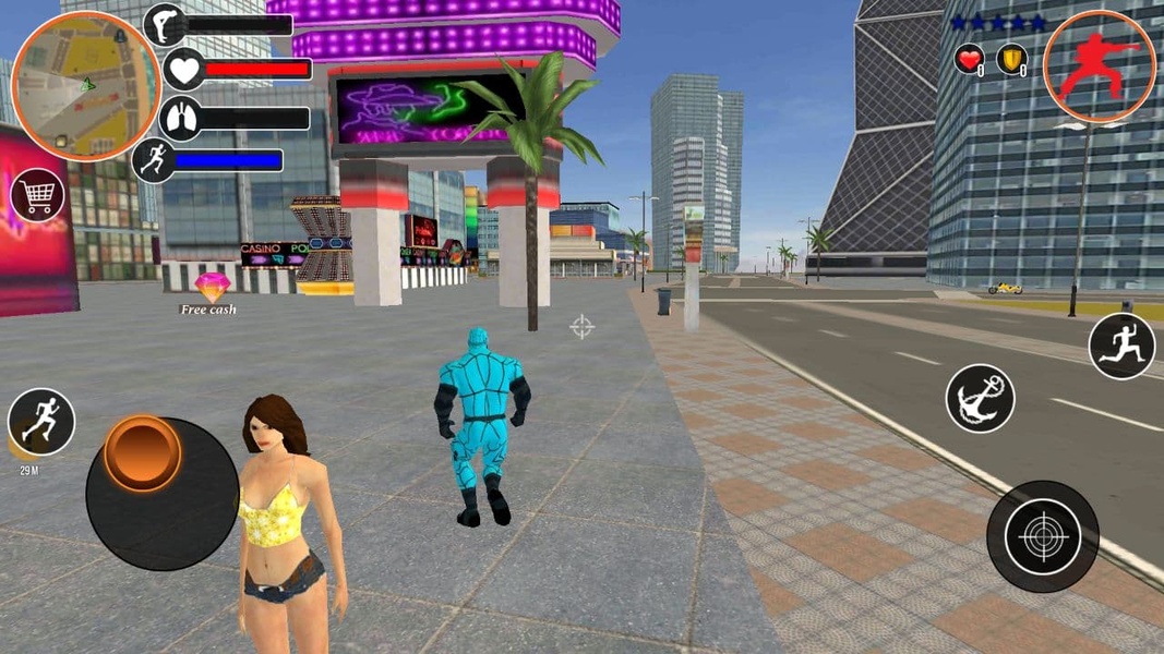 Miami Rope Hero Screenshot1