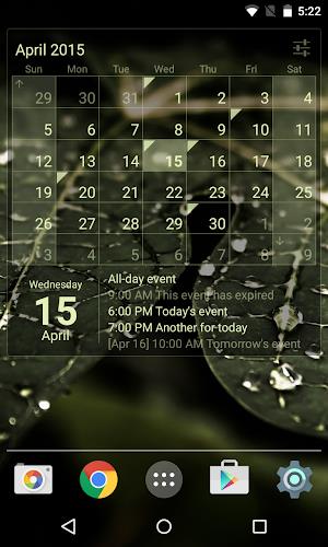 Calendar Widget Month + Agenda Screenshot3