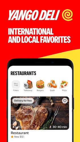 Yango Deli: Food Delivery Screenshot1