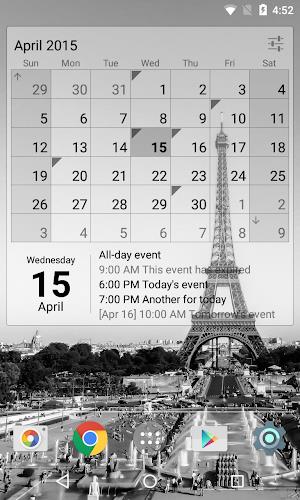 Calendar Widget Month + Agenda Screenshot4