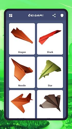 Origami aircraft, paper Screenshot4