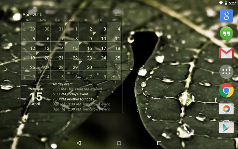 Calendar Widget Month + Agenda Screenshot6