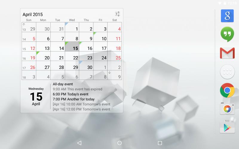 Calendar Widget Month + Agenda Screenshot8