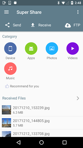 Easy Share :WiFi File Transfer Screenshot1