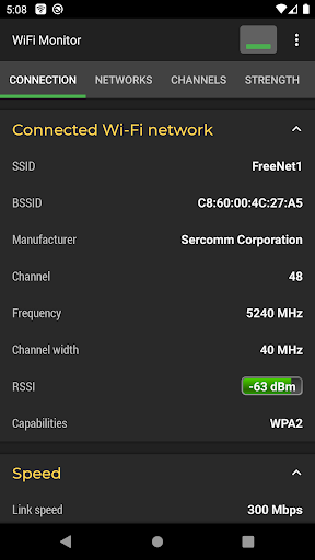 WiFi Monitor: network analyzer Screenshot1