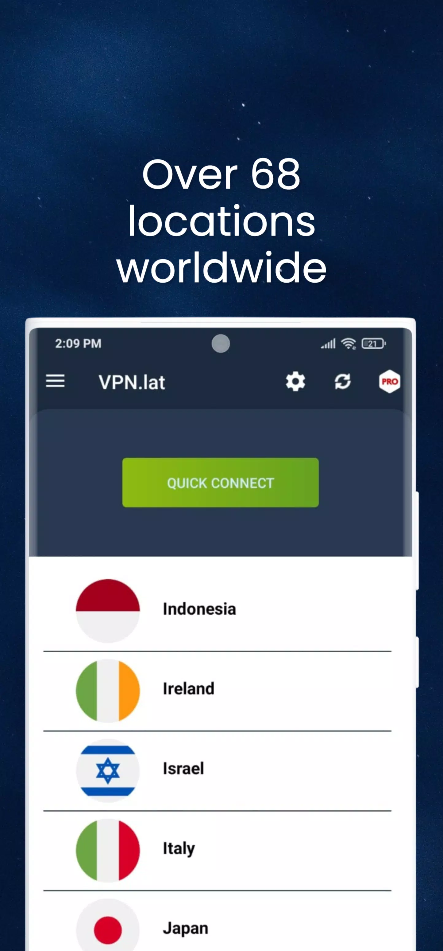 VPN.lat: Unlimited and Secure Screenshot1